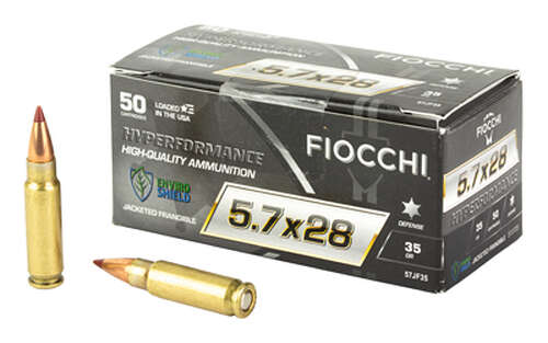 Ammunition Fiocchi Ammunition Hyperformance 5.7x28mm FIOCCHI HP 5.7X28MM 35GR JF 50/500 • Model: Hyperformance